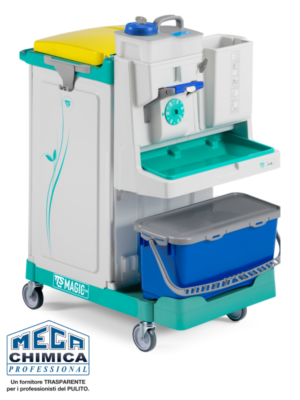 Attrezzatura pulizia professionale carrelli completi magic